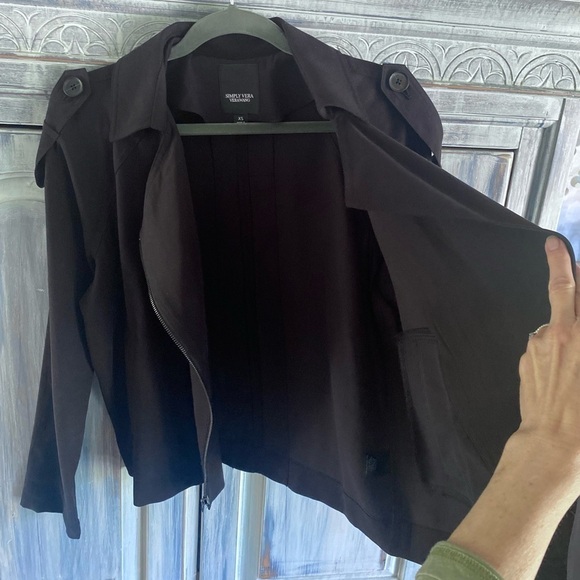 Simply Vera Vera Wang Soft Moto Jacket - Picture 13 of 14